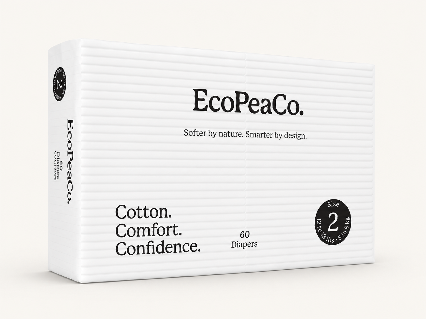 Cotton Enhanced Diapers - Pack (NEW)