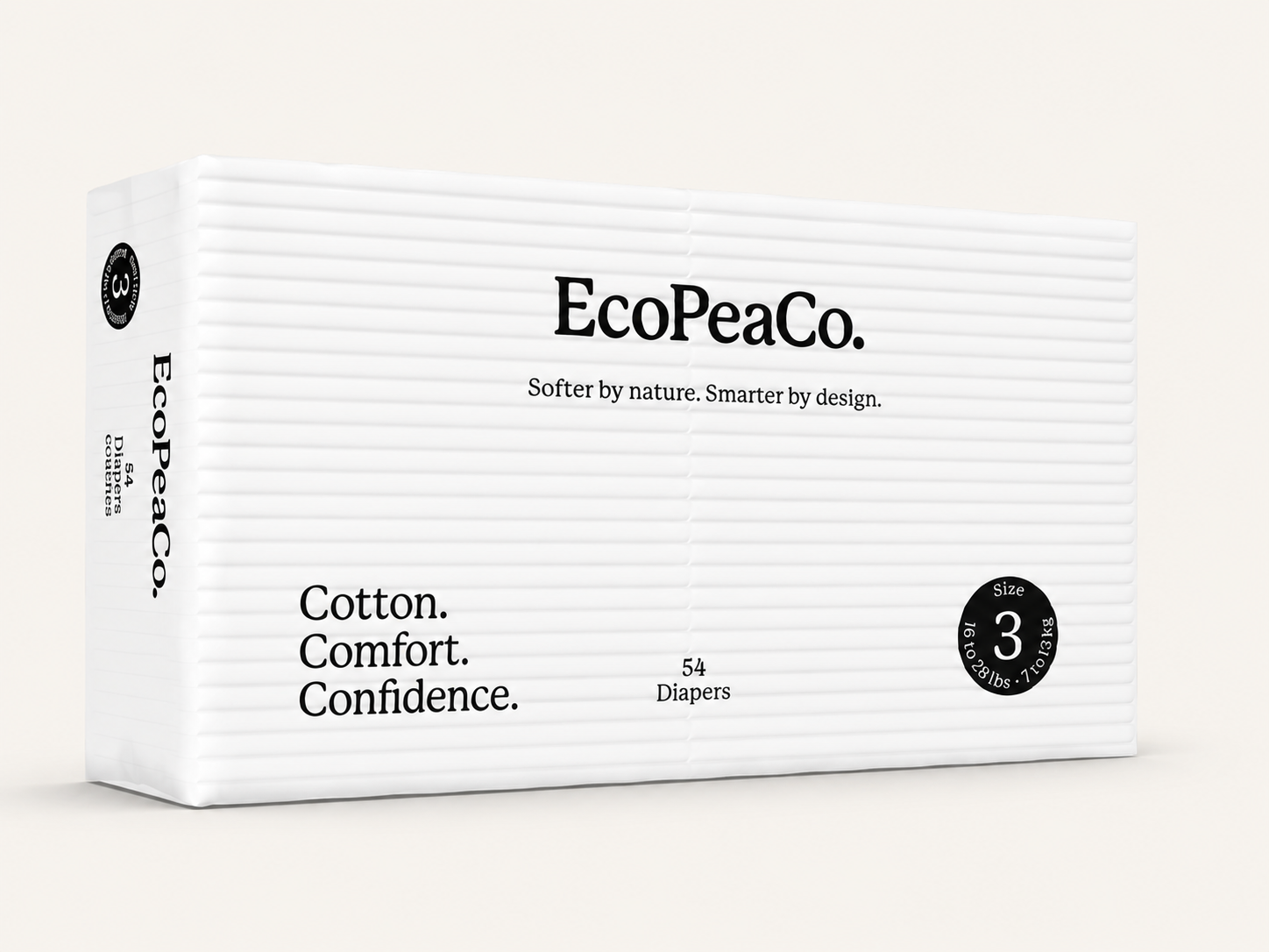 Cotton Enhanced Diapers - Pack (NEW)