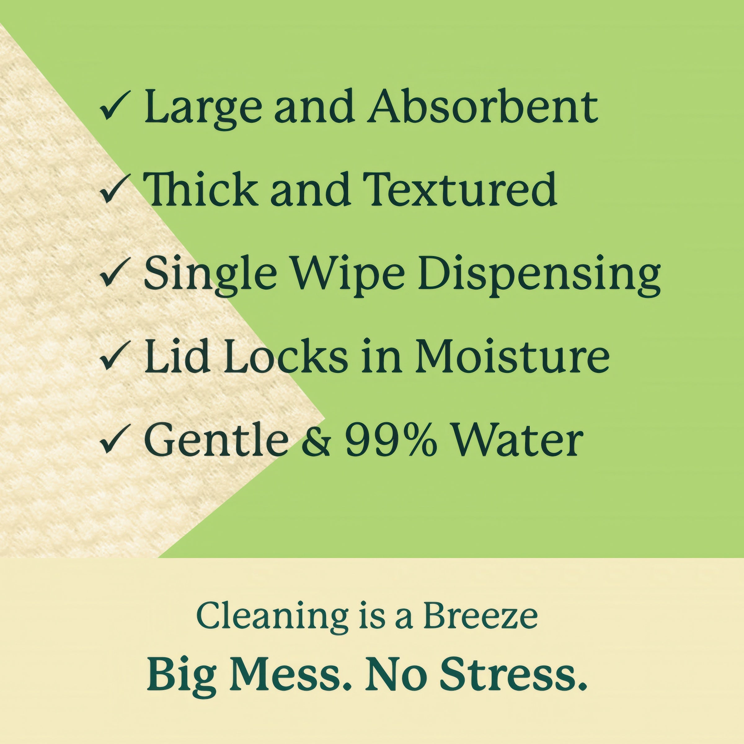 Unbleached Bamboo Baby Wipes