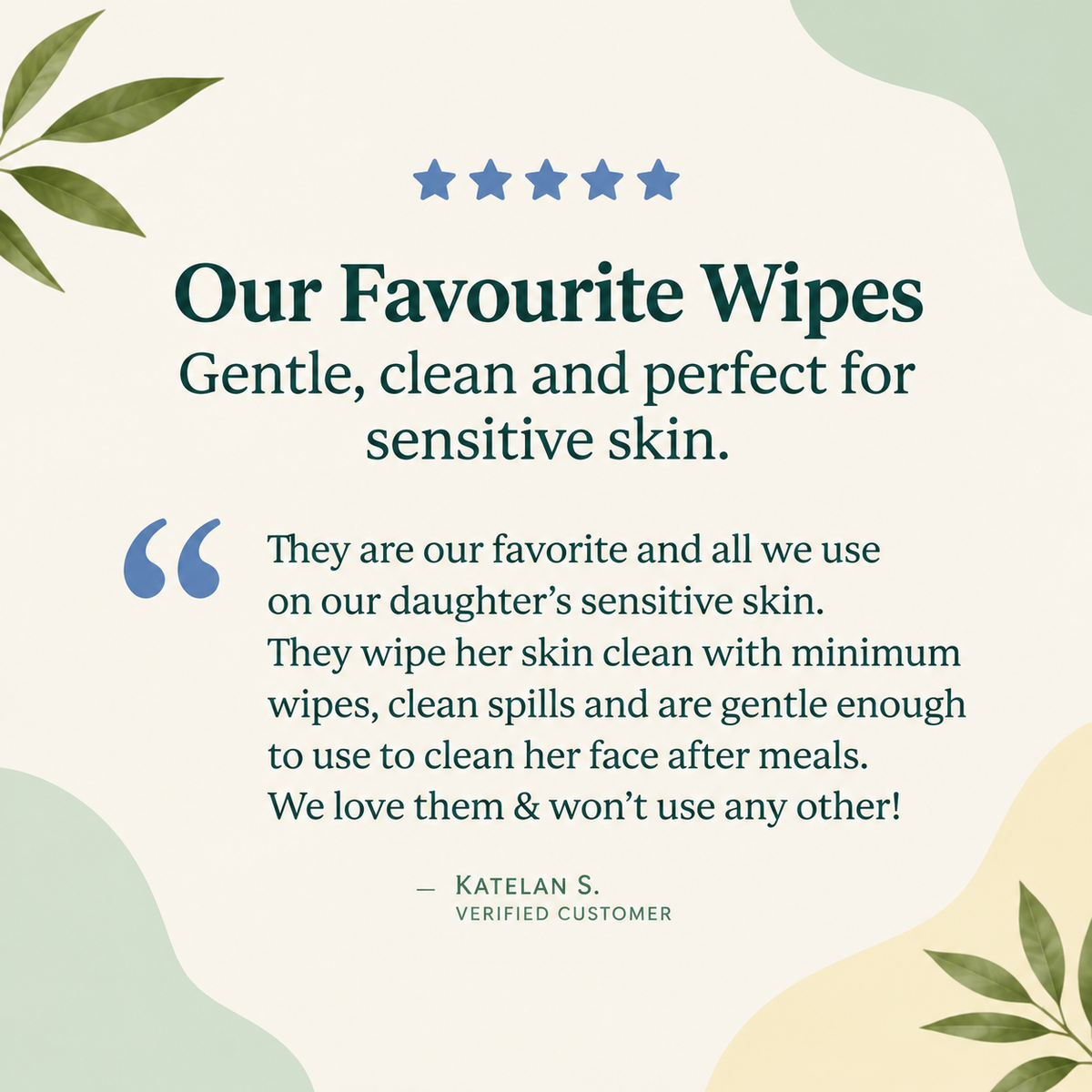 Unbleached Bamboo Baby Wipes