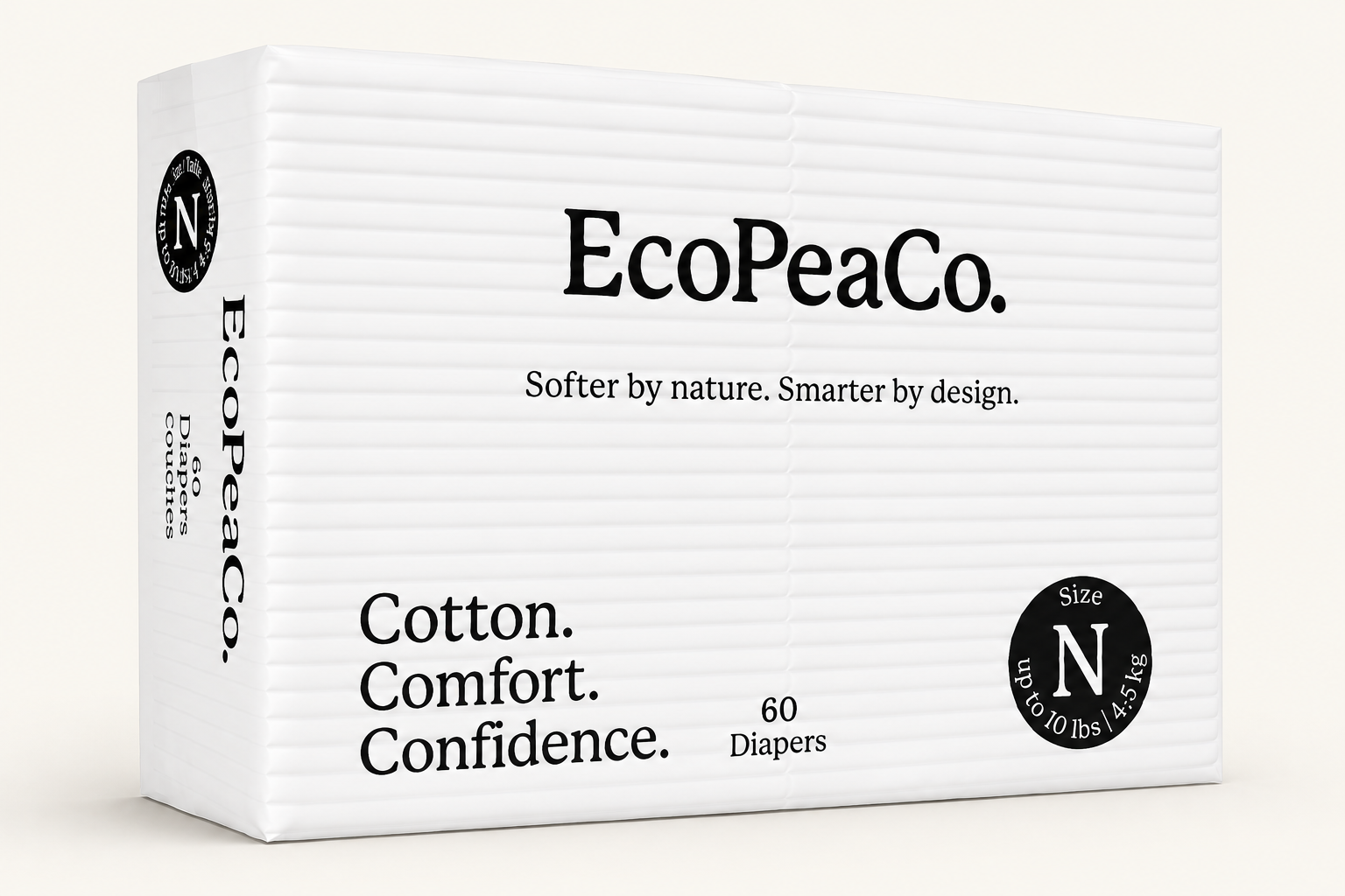 Cotton Enhanced Diapers - Pack  (NEW)