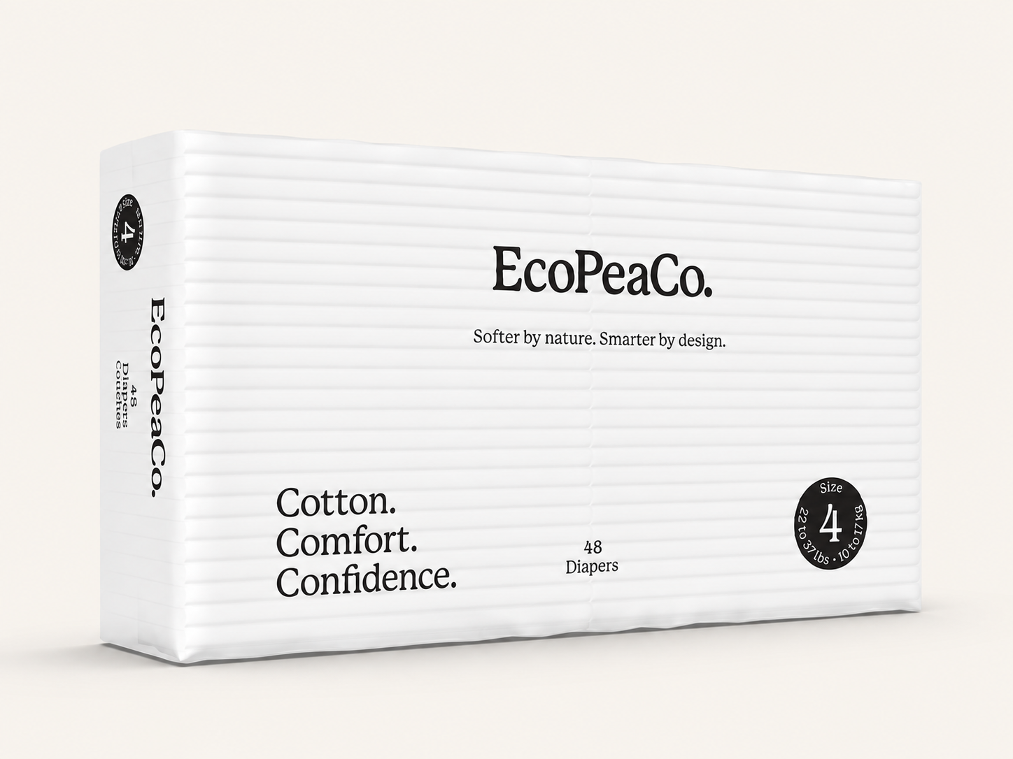 Cotton Enhanced Diapers - Pack  (NEW)