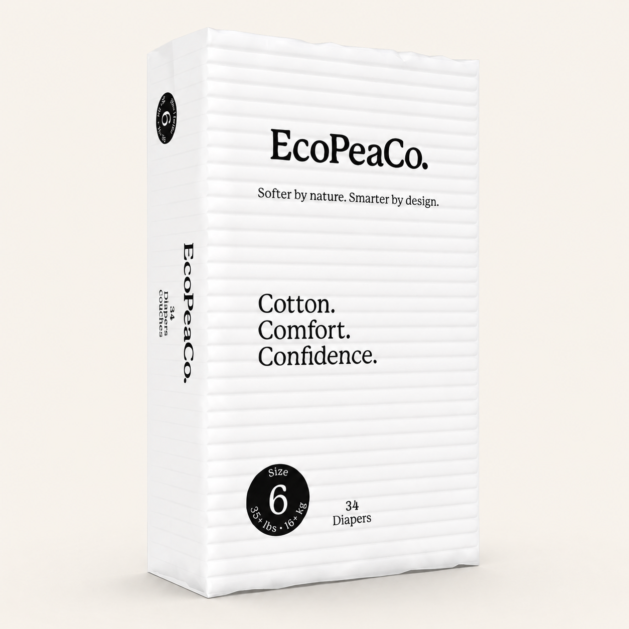 Cotton Enhanced Diapers - Pack  (NEW)