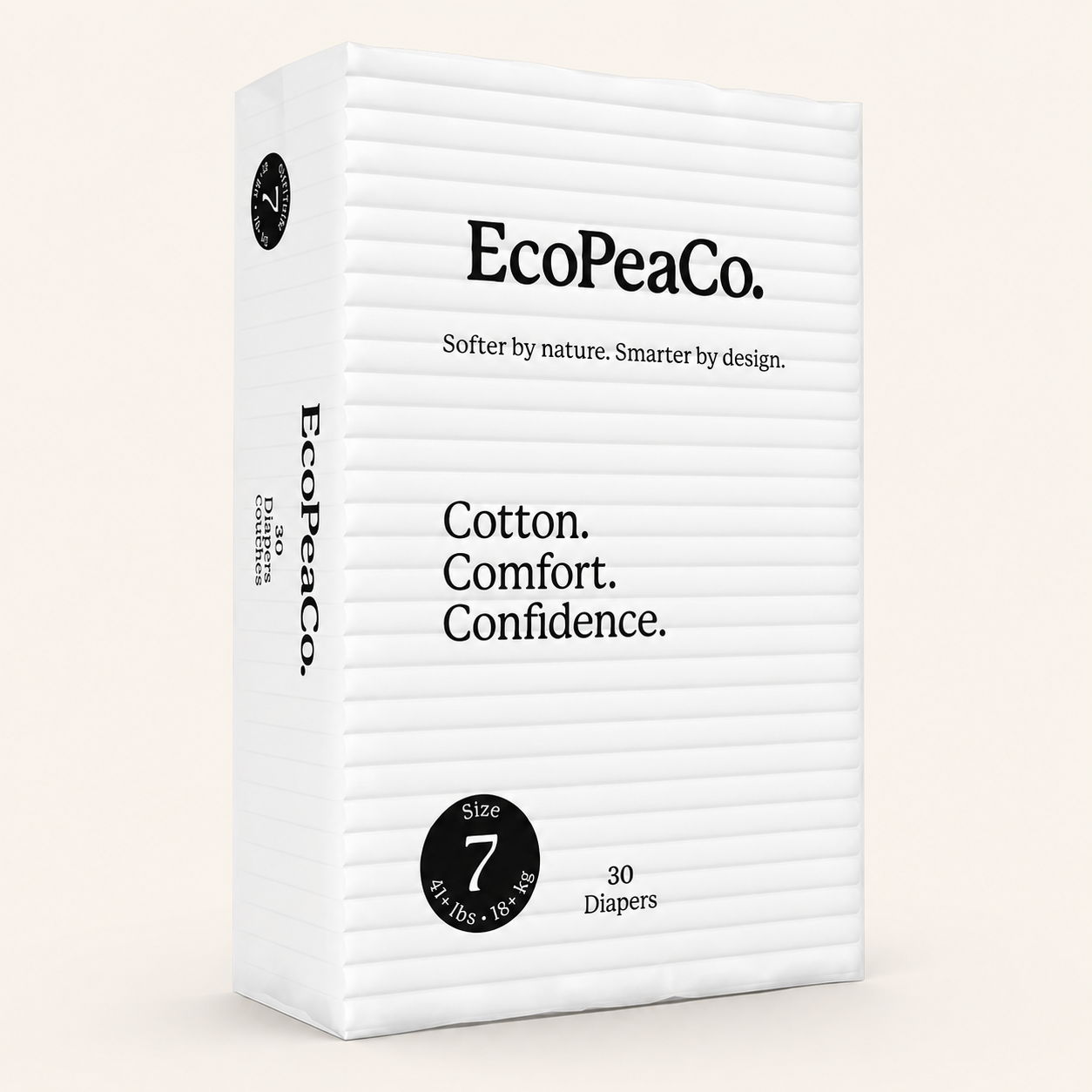 Cotton Enhanced Diapers - Pack  (NEW)