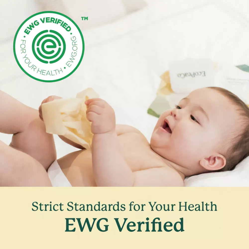 Unbleached Bamboo Baby Wipes (12 Packs)