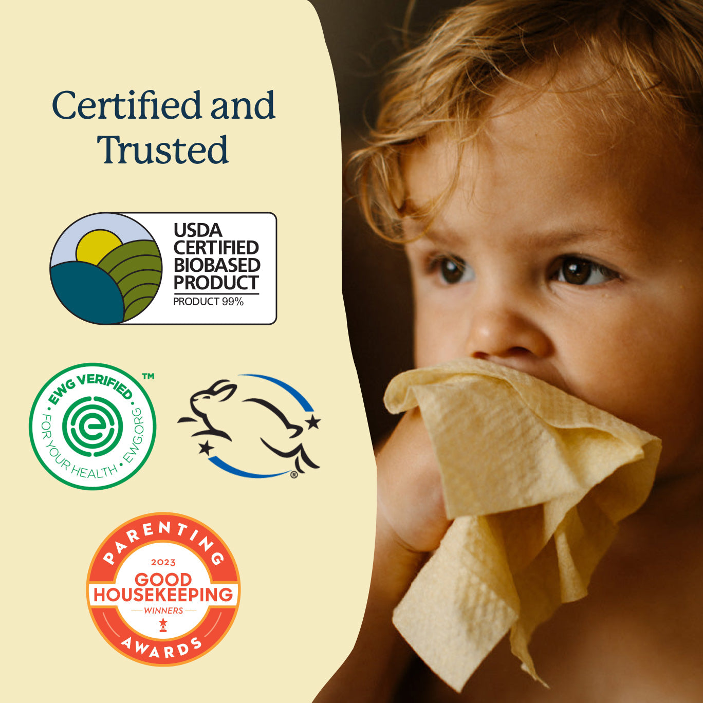 Unbleached Bamboo Baby Wipes