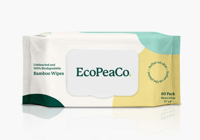 Pack of Unbleached Bamboo Wipes
