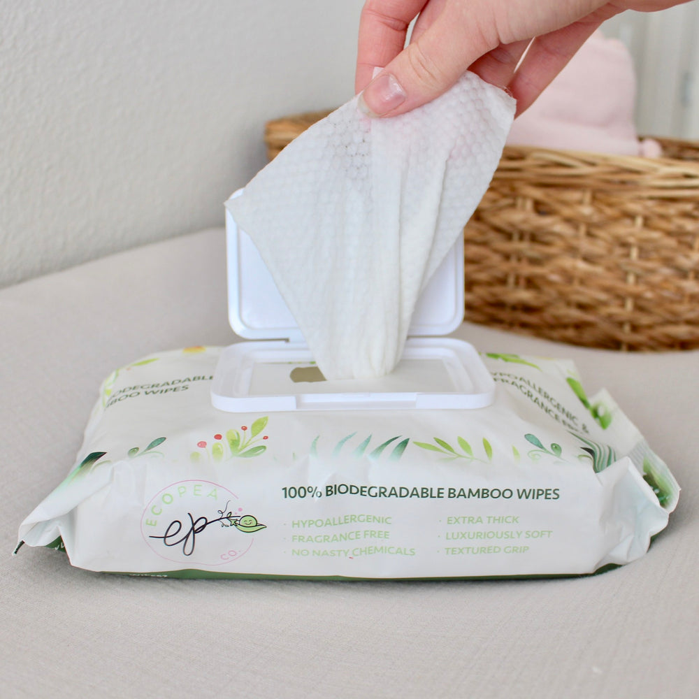 100% biodegradable wipes